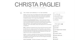 Desktop Screenshot of christapagliei.com